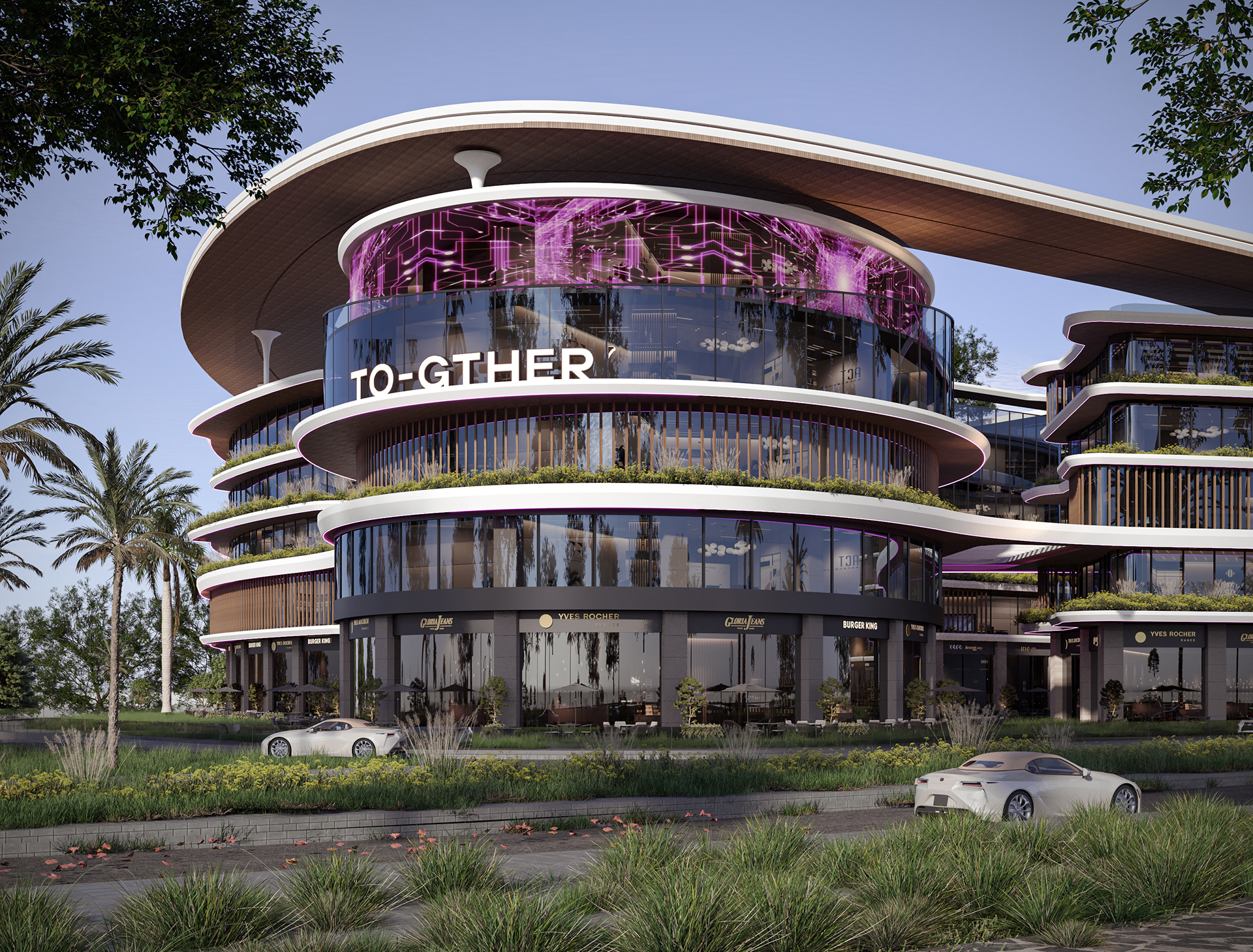 商业综合体丨EgyptCairo丨youssef agmi,hager ahmed等众多设计师-16