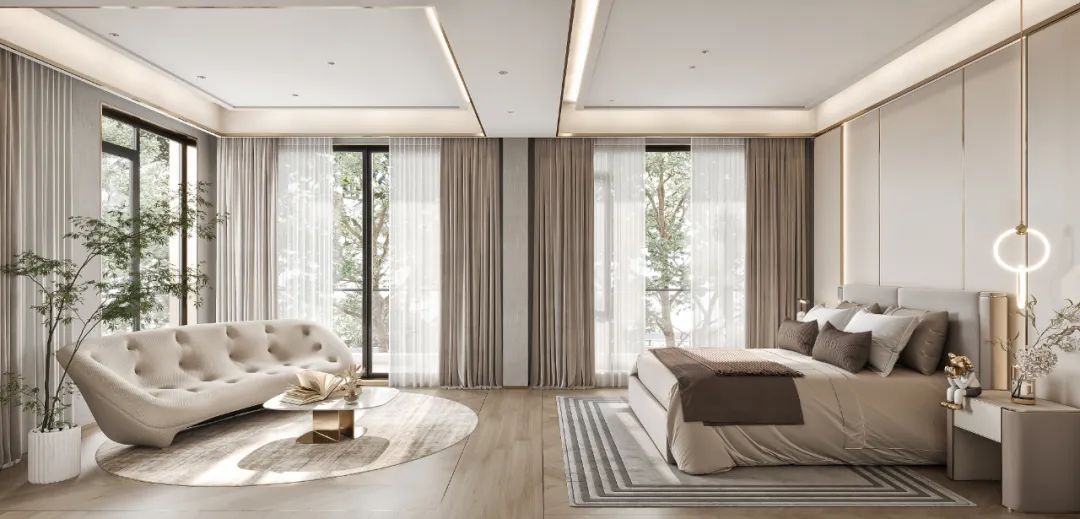 东湖苑蓝波湾别墅设计丨中国苏州丨上海陈尹周室内设计-71