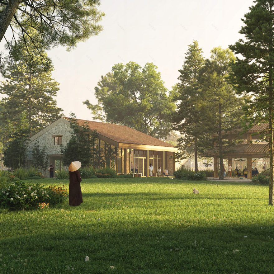 法国Plum Village佛教修道院改造项目丨MVRDV,Moonwalklocal-21