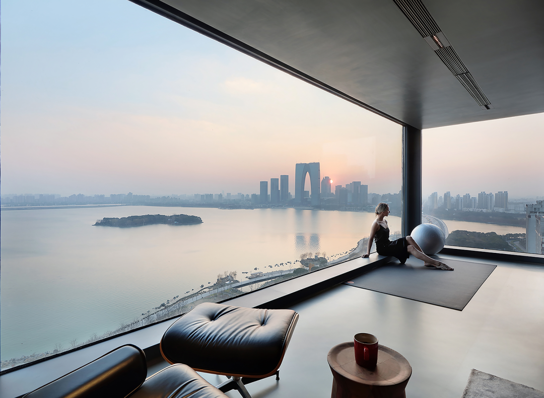 苏州玲珑湾 520m²顶级湖景复式丨中国苏州丨石木空间建筑设计-61