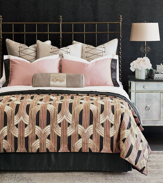 Art Deco 风格床品及枕头设计-2