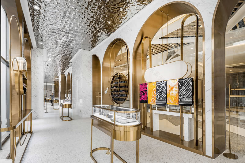 宁波绿地钻石馆——精致拱门元素打造独特视觉体验-4