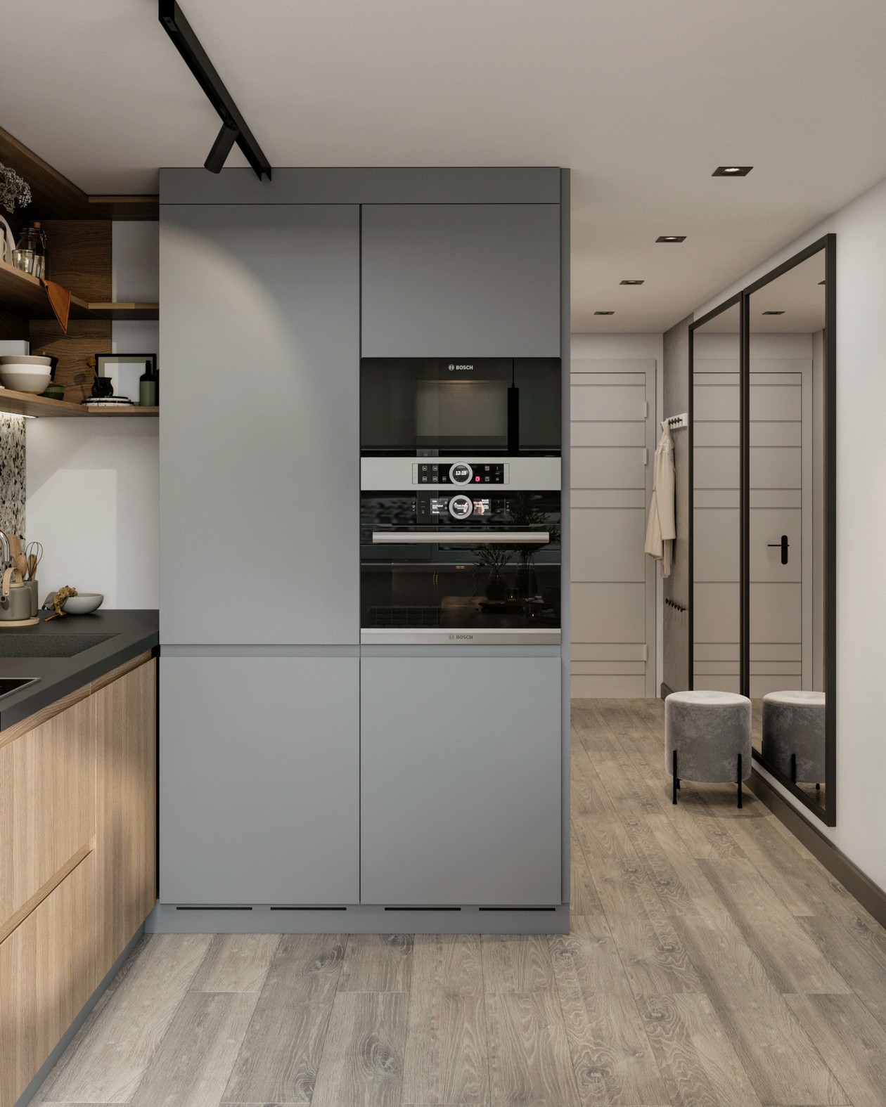 复式小空间公寓设计-4