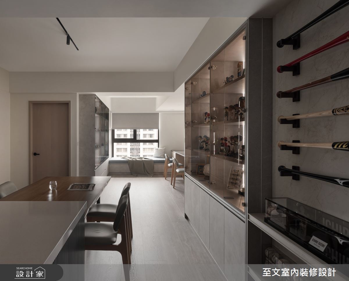 至文·隅美·现代风·53坪设计案例丨至文室内装修设计-13