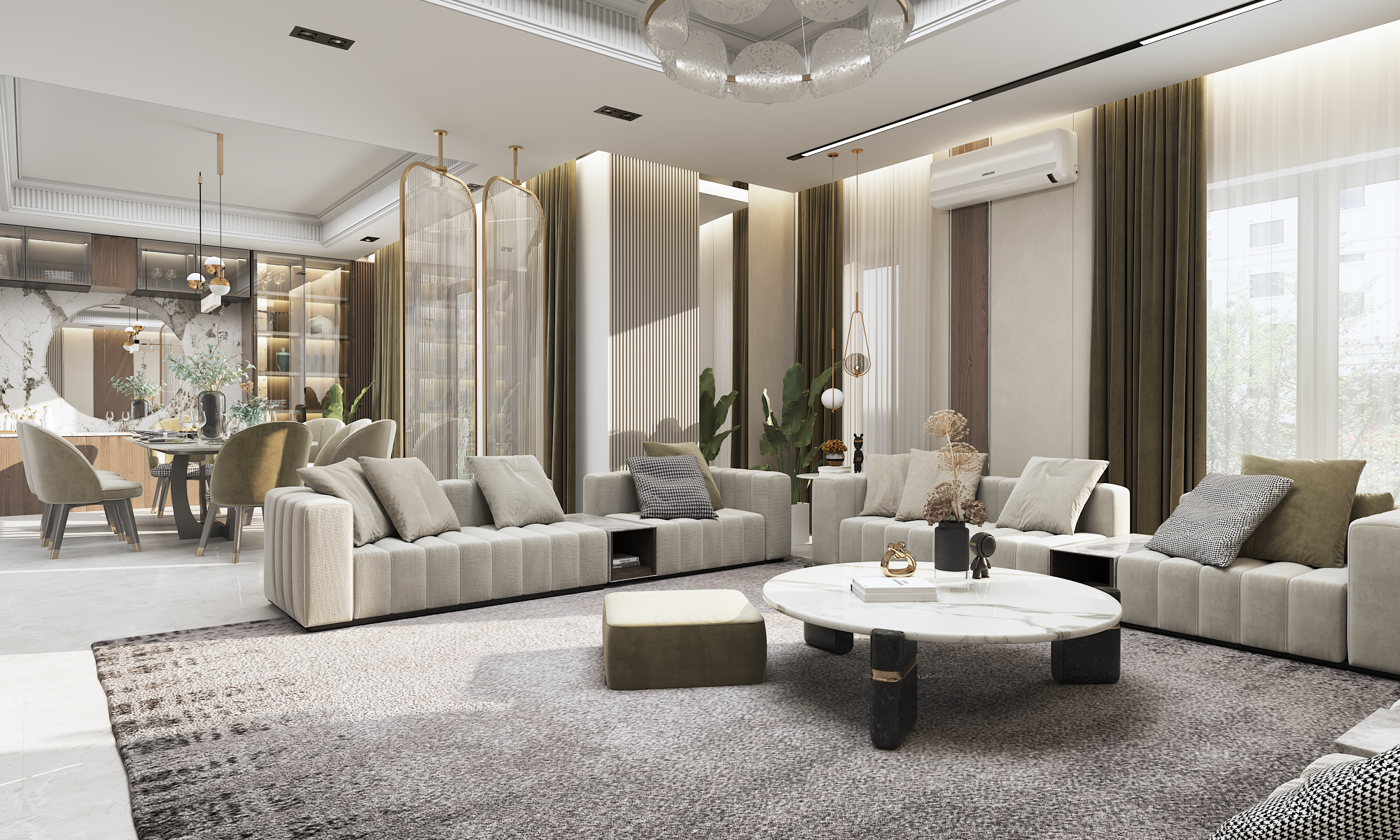 Apartment Up Town Cairo interior design-8