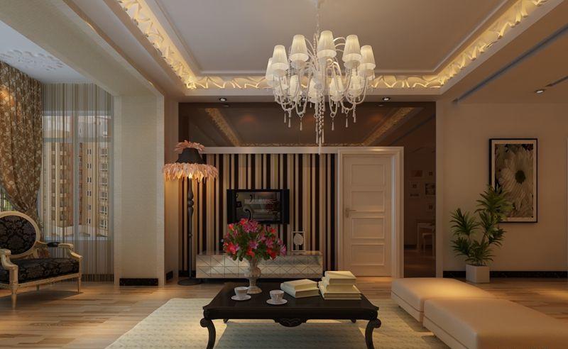 年轻辣妈装修盛世江南144平高端大气新古典三居室-16