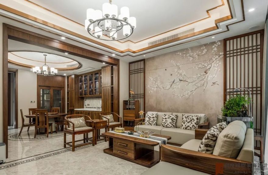 静雅新中式 · 风韵自清逸的现代家居设计丨中国武汉丨高度国际装饰设计集团武汉公司-8