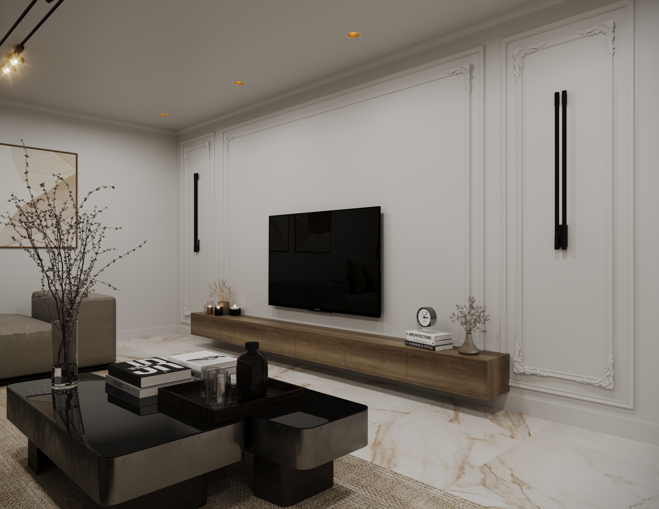 Hall,Living Room 设计丨美国-7