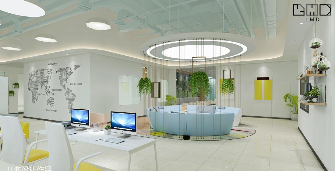 福建大学生创新创业基地联合办公空间设计-18