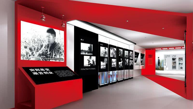 长江之路 | 长江村村史馆的红色飘带设计-4