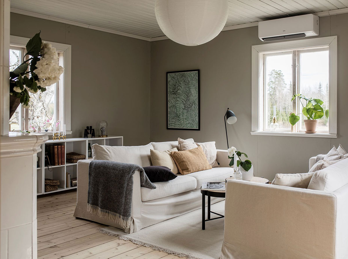 瑞典老夏季度假小屋的现代翻新-1