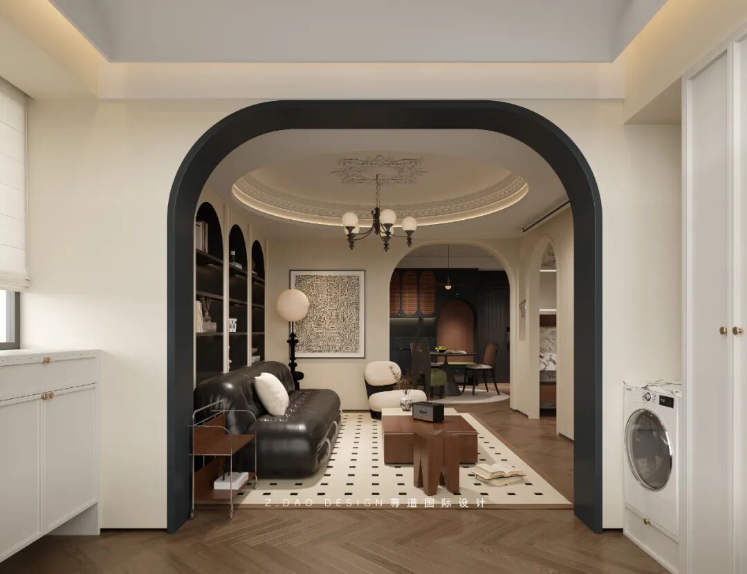 尊道新作|合肥『紫竹苑』90后偷偷爆改旧房，法式复古风，宅瘾超标！-36