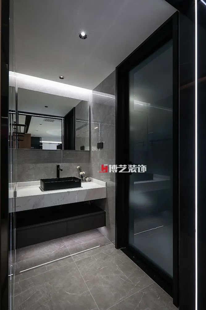 《灰色传奇》| 110㎡现代极简，高铁新城实景赏析-43