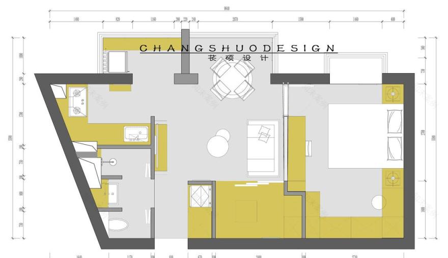 复古柏林风格平层宅设计丨中国北京丨苌硕-11