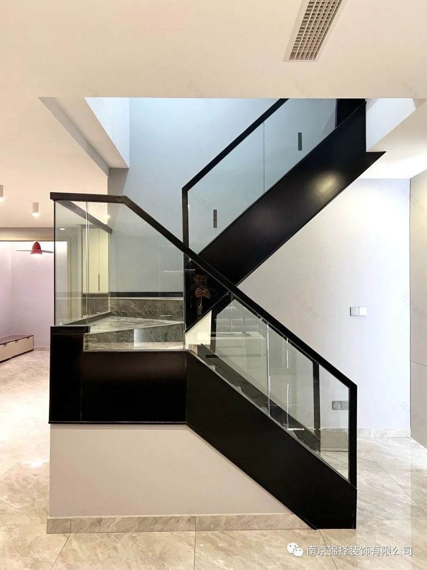 高淳平澜府现代中式下叠设计丨锦择装饰-27