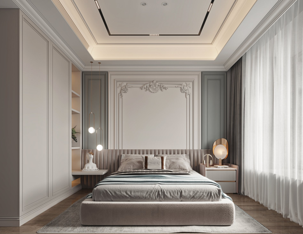 轻奢优雅法式公寓设计-9