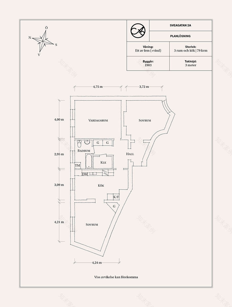 哥德堡百年建筑中的奇趣公寓设计-39