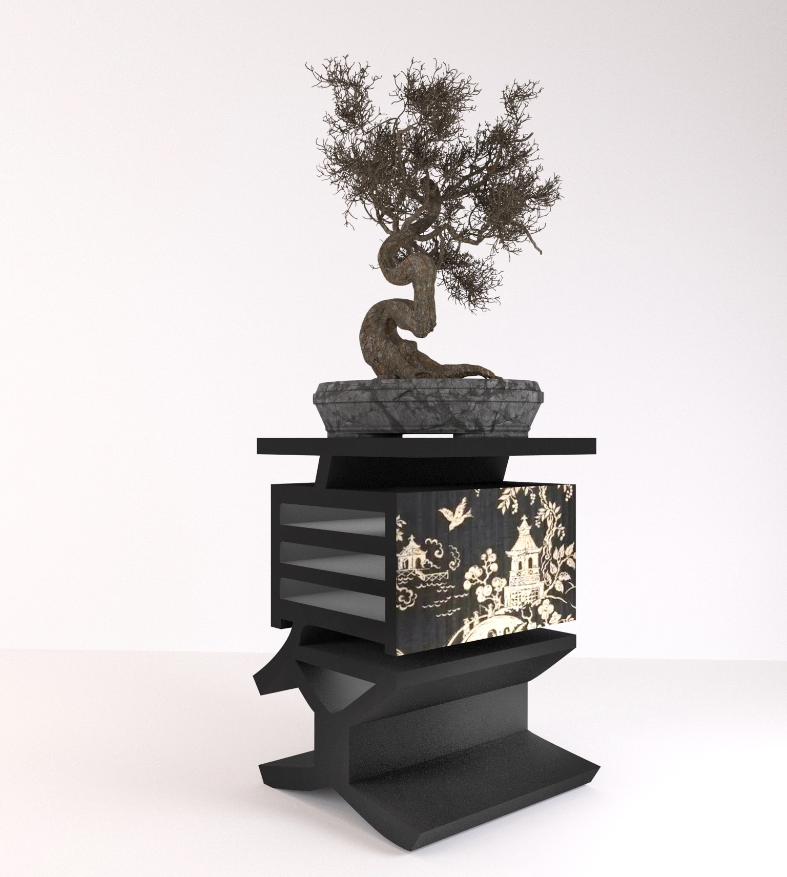 Разработка предметов мебели в этническом стиле (Япония)-8