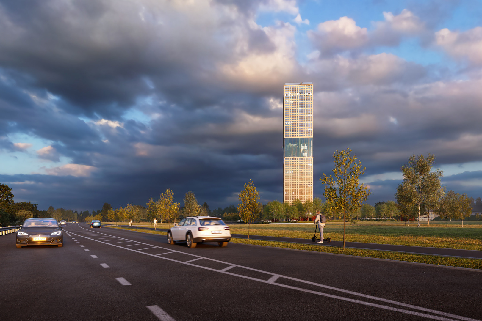 Roheline Park 办公楼商业 CGIs丨爱沙尼亚塔尔图丨Yellow Studio-8