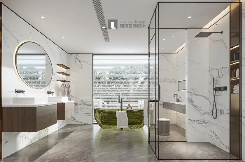 祥生·国玥公馆 法式轻奢现代空间设计丨璀璨空间设计事务所-18