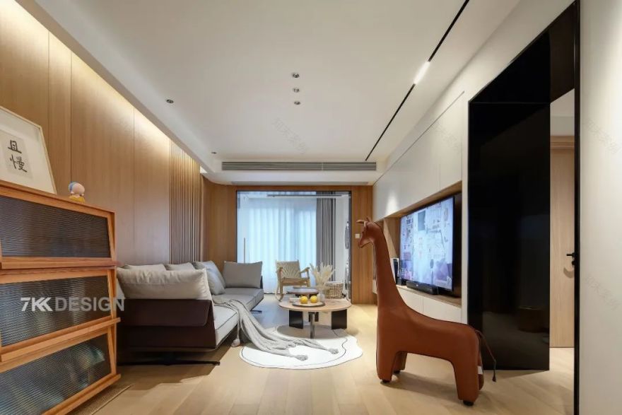 上海 76㎡现代日式温馨宅丨中国上海丨7KK DESIGN-15