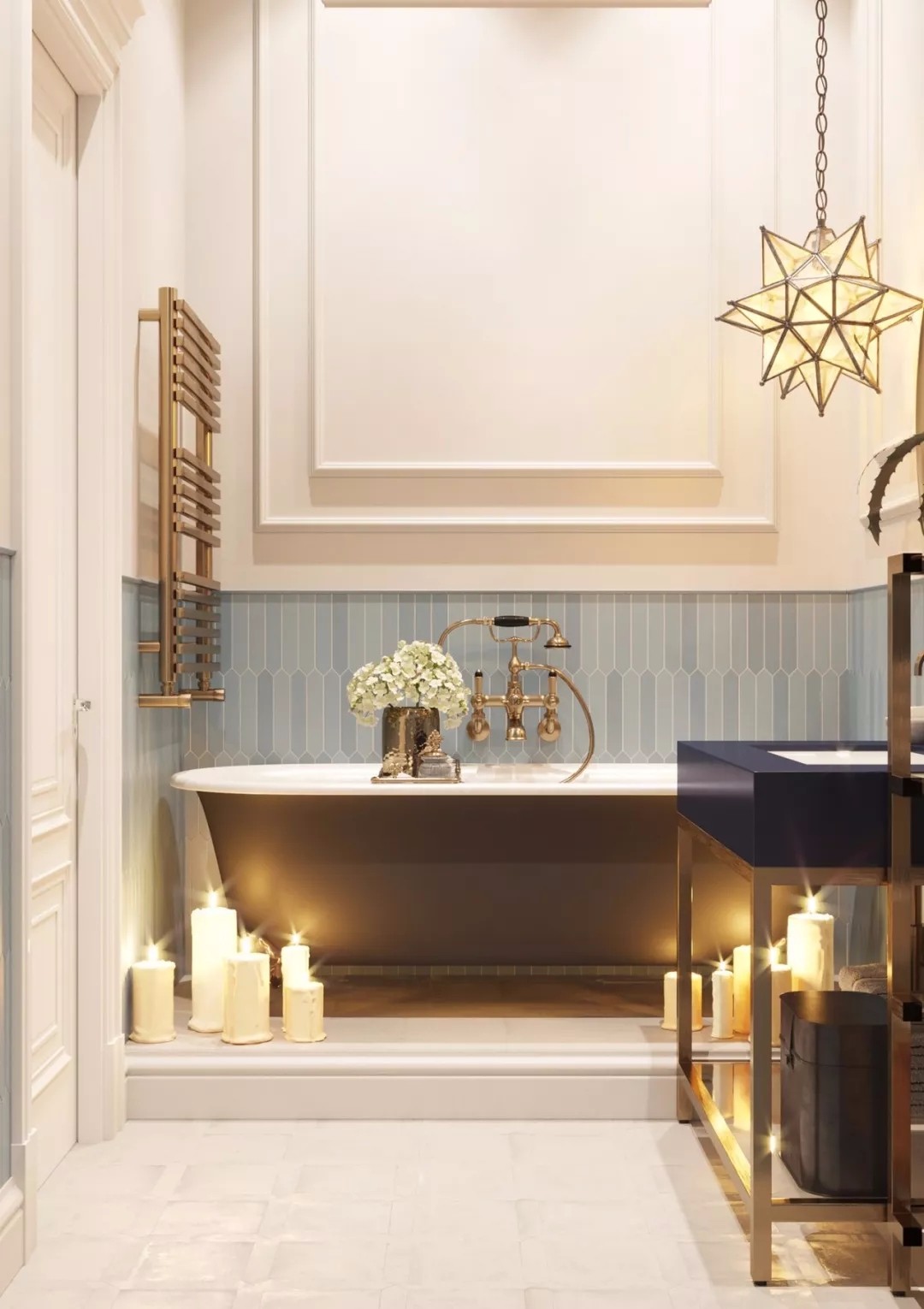 明斯克优雅艺术的年轻家庭住宅  Marina Tsishyna-24