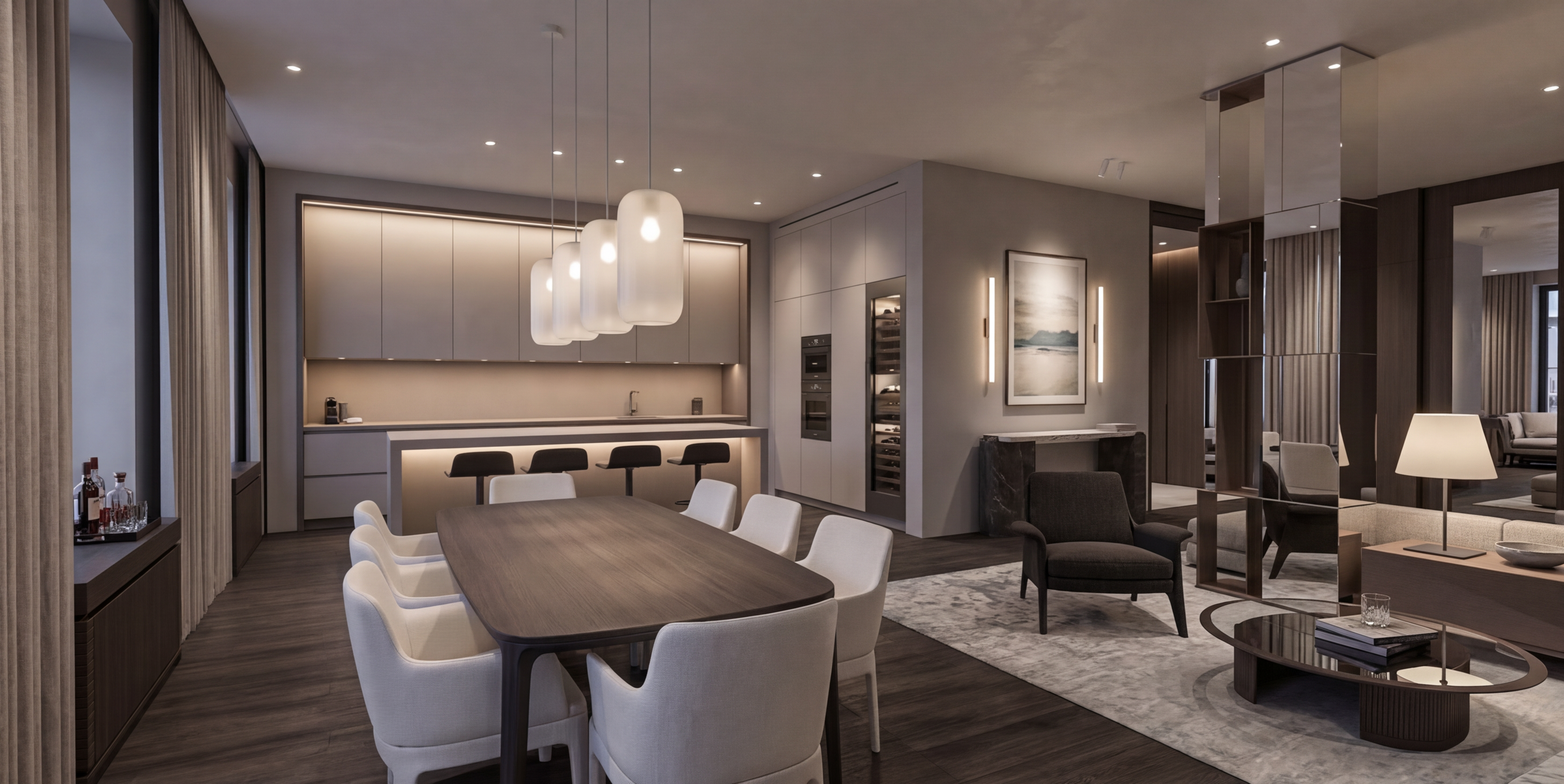 圣彼得堡公寓照明项目丨俄罗斯圣彼得堡丨Markevich Lighting Studio-4