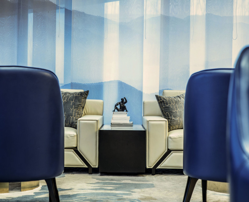 华夏郑州新郑孔雀城售楼处——摩登东方的生态艺术空间-4