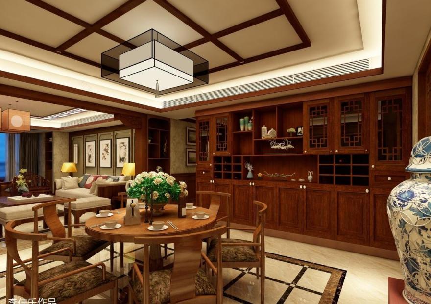 "长卧室变大空间 | 餐厅与进门过道一体化设计"-0