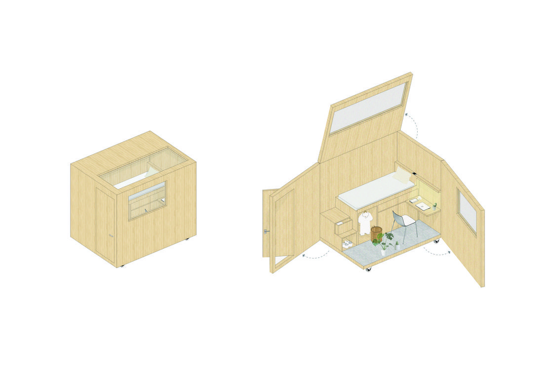共享社区新概念，“400 盒子”打破传统家居设计-12