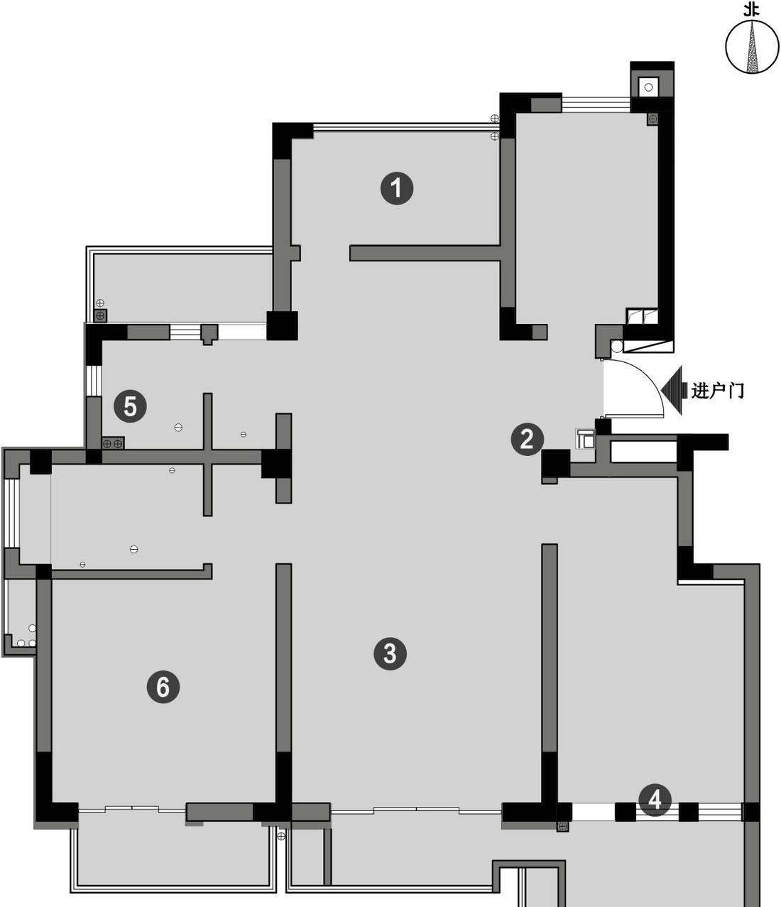 随性自由婚房,三式分离卫生间设计实用又舒适-0