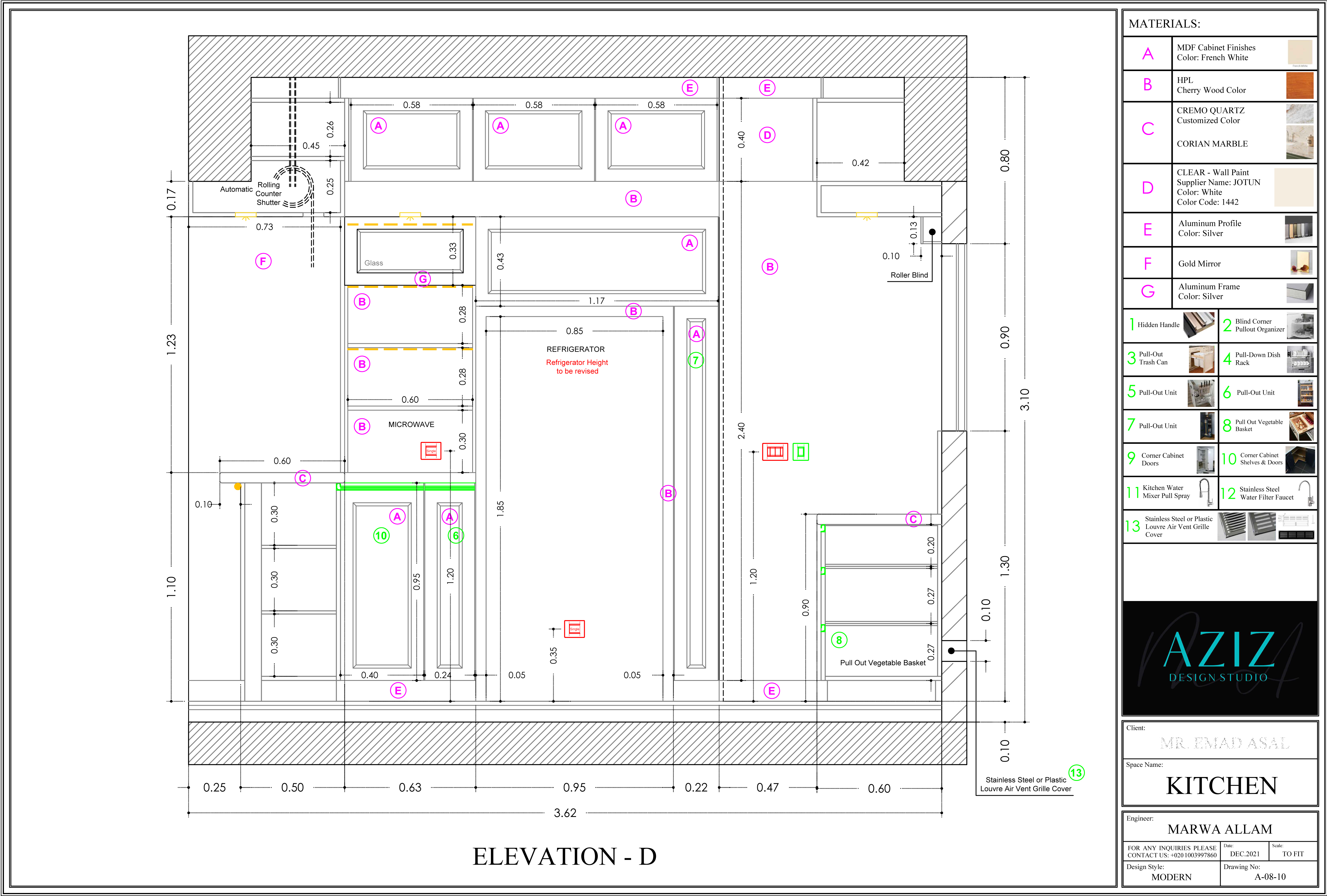 OPEN KITCHEN 工作图纸-16