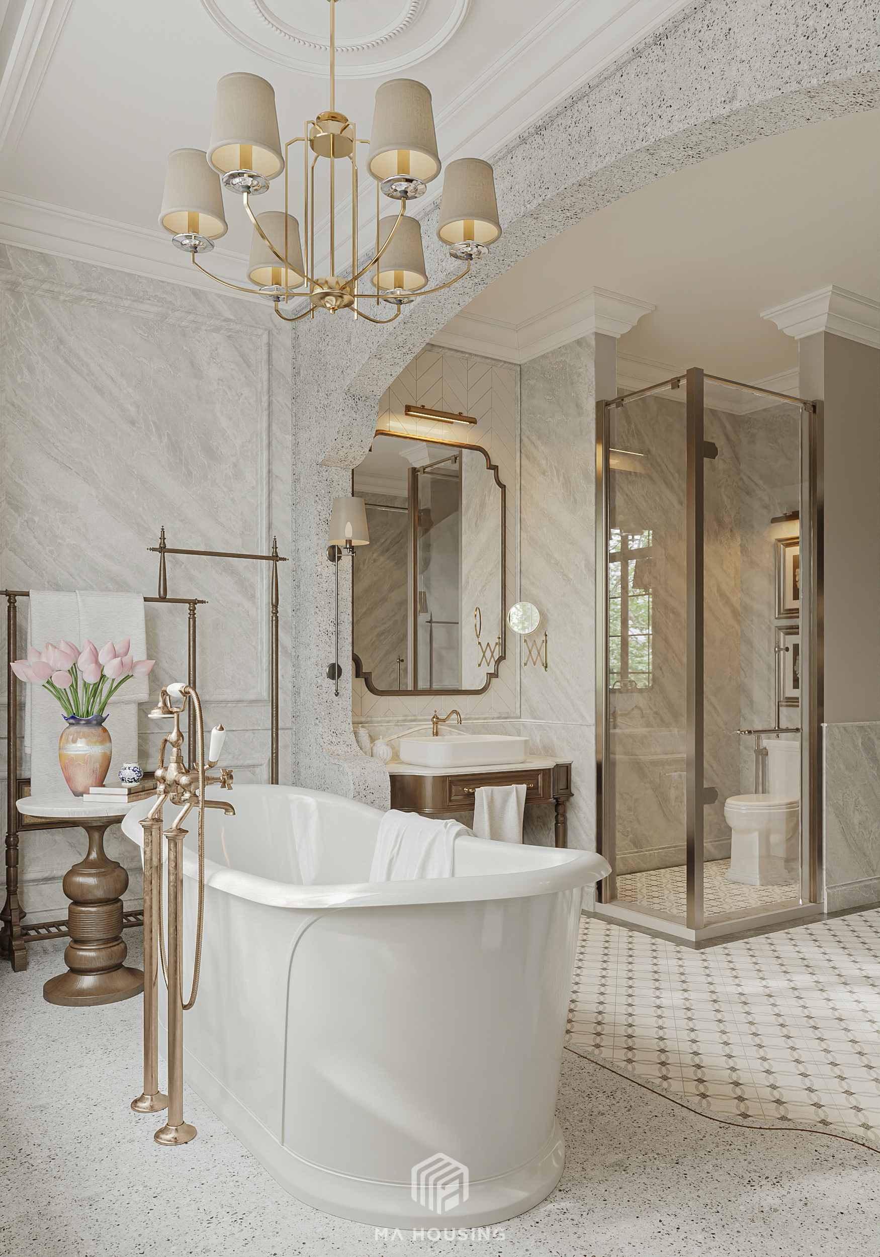 NGUYEN GIA THIEU 别墅主卧室丨越南河内丨MA housing-14