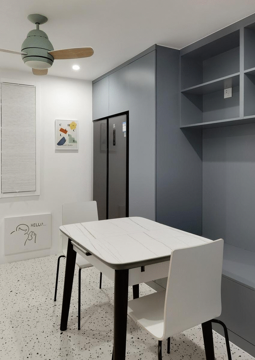 40㎡学区房改造丨波形设计-2