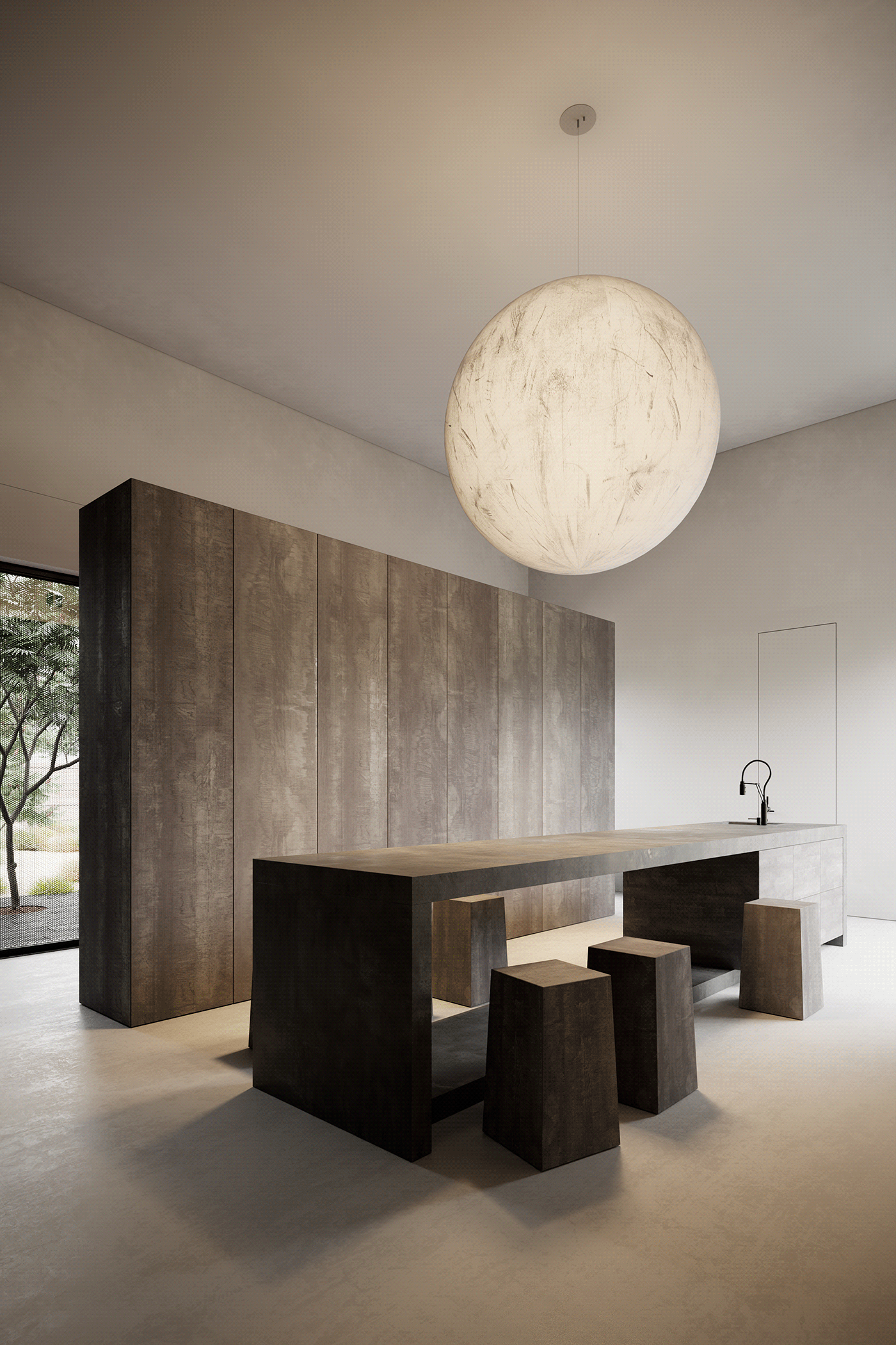 乌克兰男性私宅设计丨Oleksii Samokhvalov-0