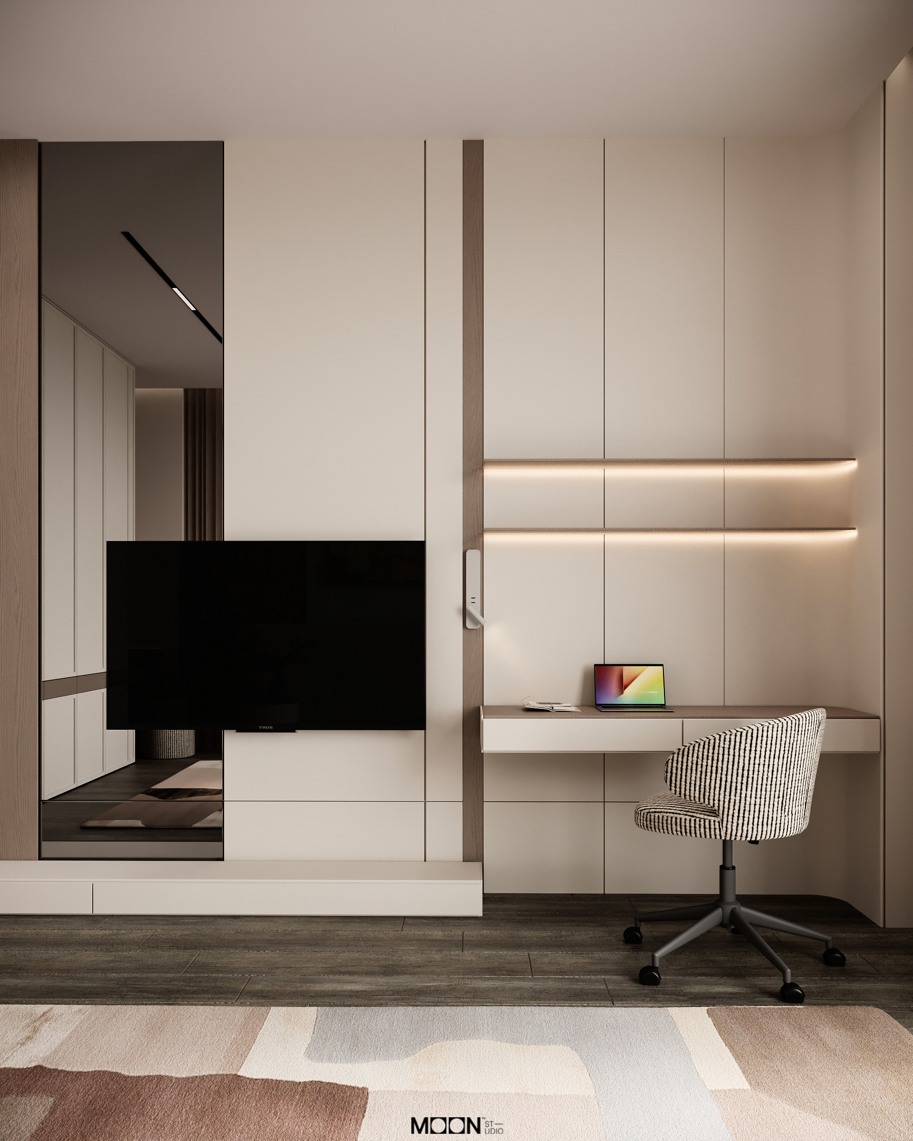 女孩房设计 · 15平方米丨阿联酋迪拜丨Moon Studio-5