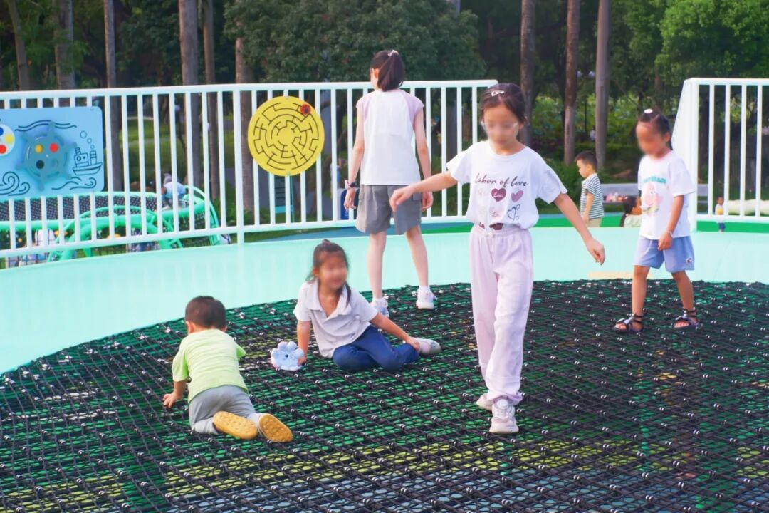 深圳城市记忆洪湖公园：荷塘月色主题儿童乐园丨龙祥康体设计施工整体案例-35