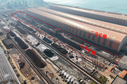 为矿棚披上“低碳外衣”，中建八局广西钢铁三号矿棚和分布式光伏发电项目顺利完成封闭验收和光伏投运-22