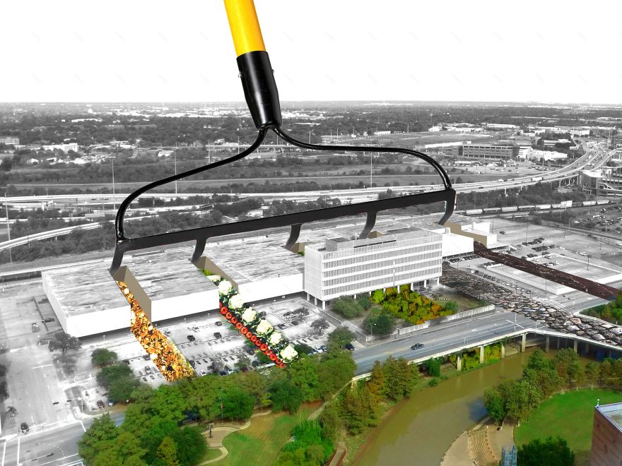 绿色洪水防护下的美国休斯顿仓库改造-43