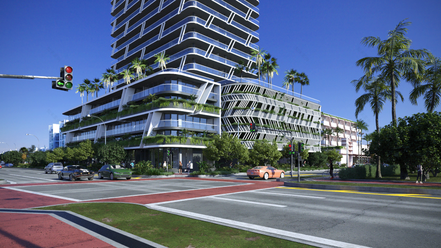 迈阿密海滩混合用途建筑丨美国-18