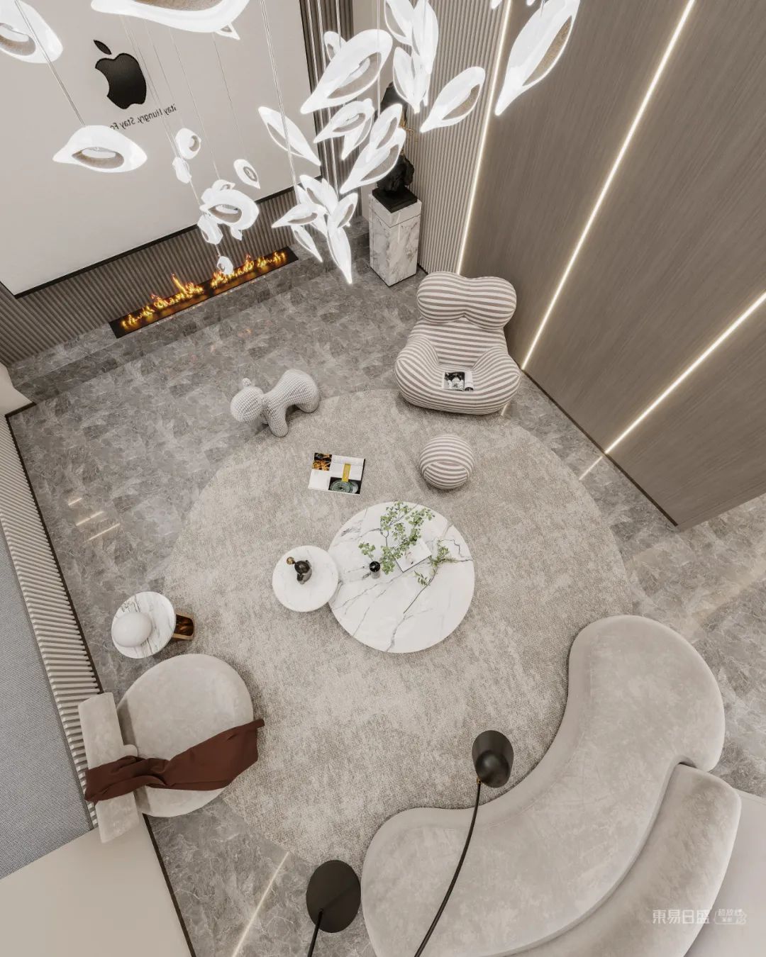 【新作首发】任周府作品：慢煮生活 | 颐和江南430㎡ 现代新中式-46