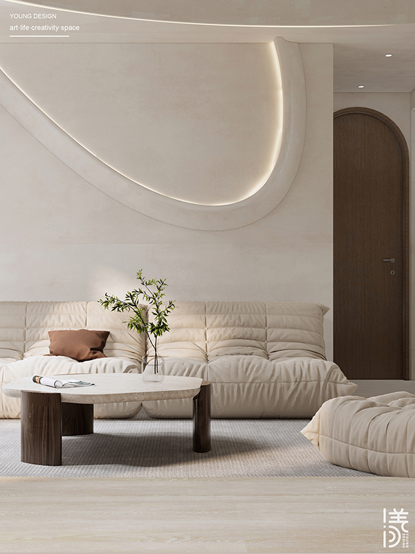 深铁懿府奶油侘寂风家居设计丨中国深圳丨深圳漾空间设计有限公司-15