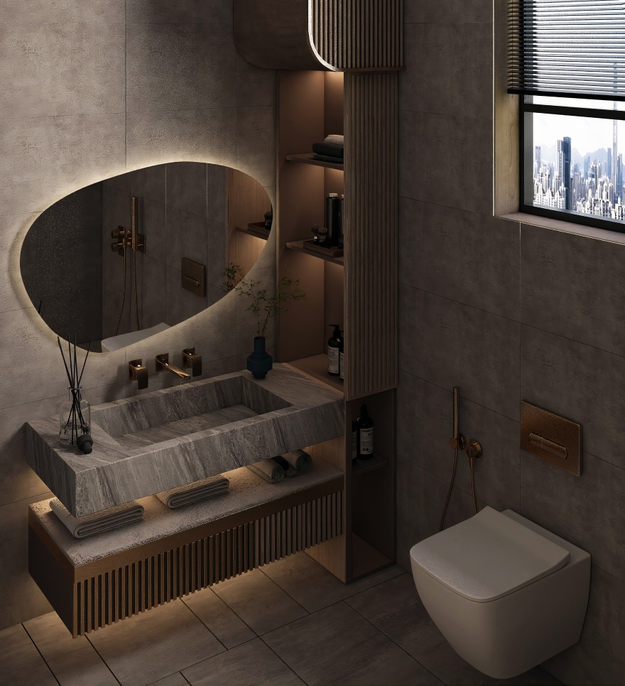 浴室设计丨Egypt丨Israa Mahmoud Rayan-6