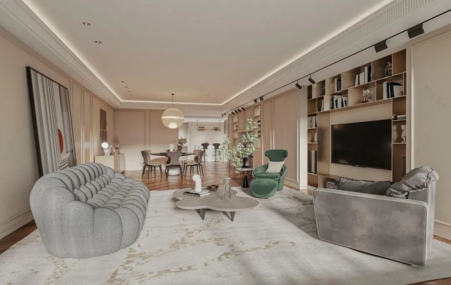 上海茂名公馆设计丨中国上海丨上海示觉室内设计事务所-0