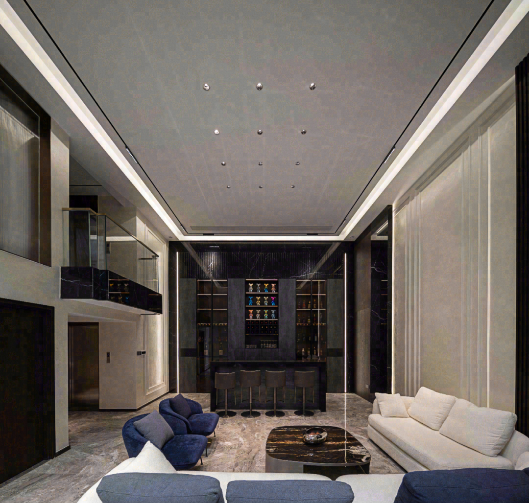 意式轻奢别墅设计丨上官睿璞设计-25