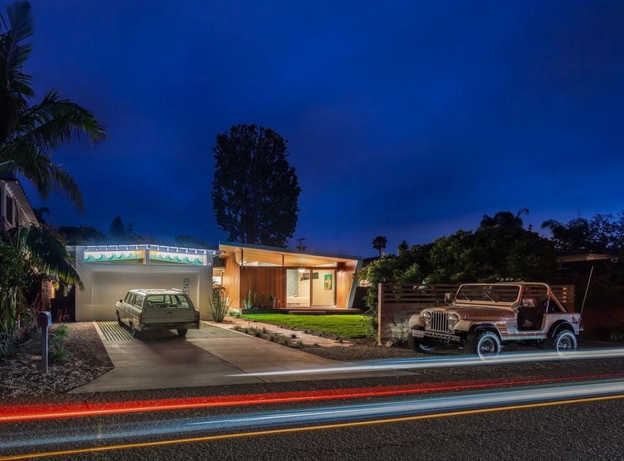 加州卡迪夫牧场现代海滨住宅-26