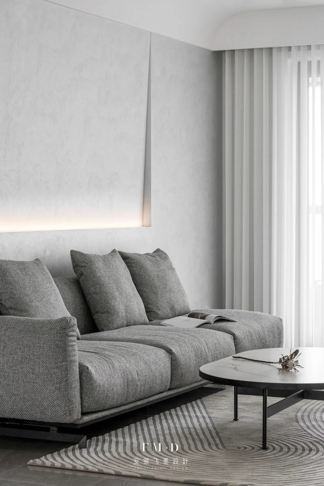 《银河》· 极简现代空间设计丨中国合肥丨安徽飞墨设计-24