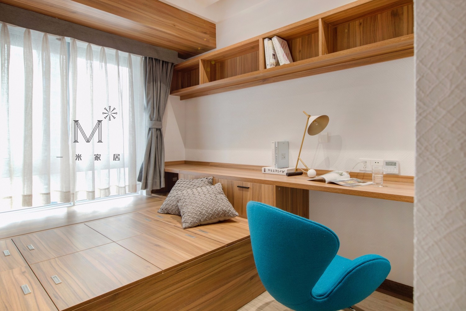 110m²现代极简住宅 | 金属与木质的简约艺术-15