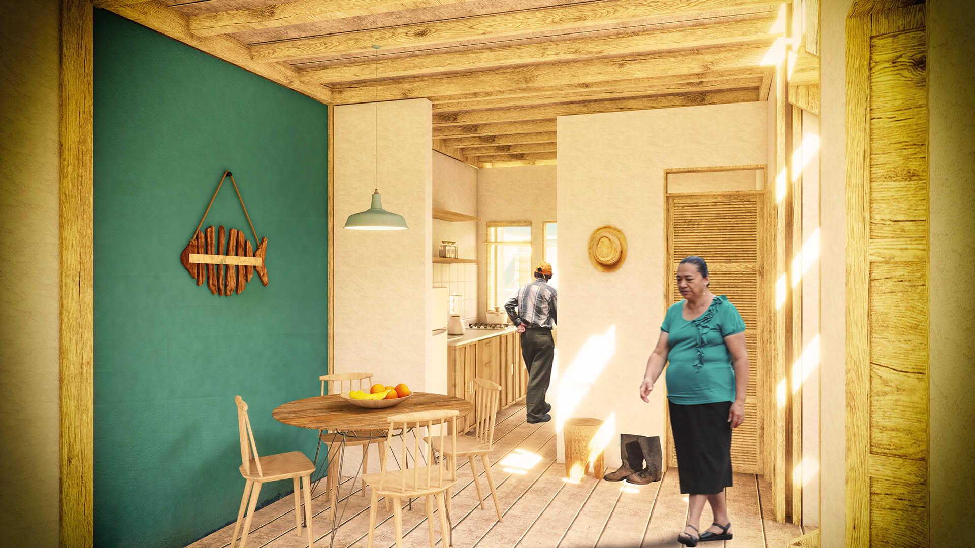 农村可持续社会住房原型设计竞赛丨哥伦比亚考卡-35