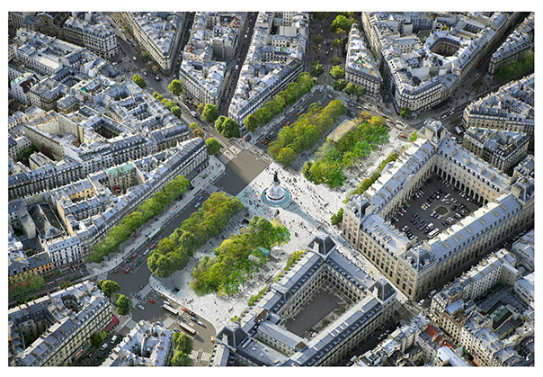 巴黎共和广场 · 开放空间与多功能城市设计-4
